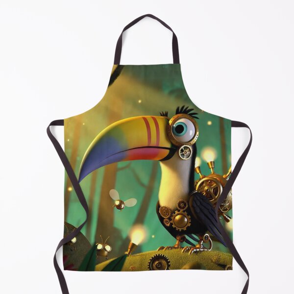 Item preview, Steampunk Hornbill in Enchanted Forest designed and sold by Sillytoe.
