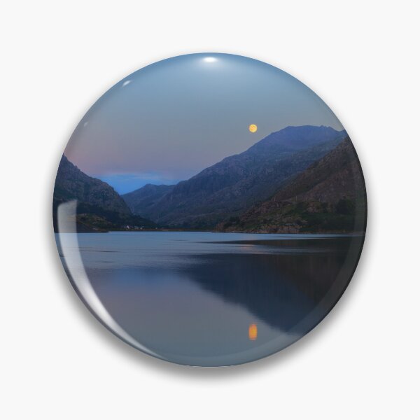 Item preview, Moonlit Mountain Lake at Dusk designed and sold by David Patterson.