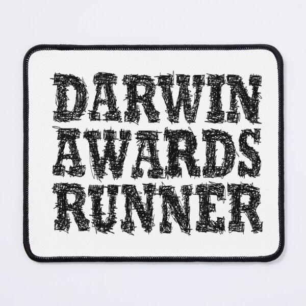 Item preview, Darwin awards runner designed and sold by BeJahMan.