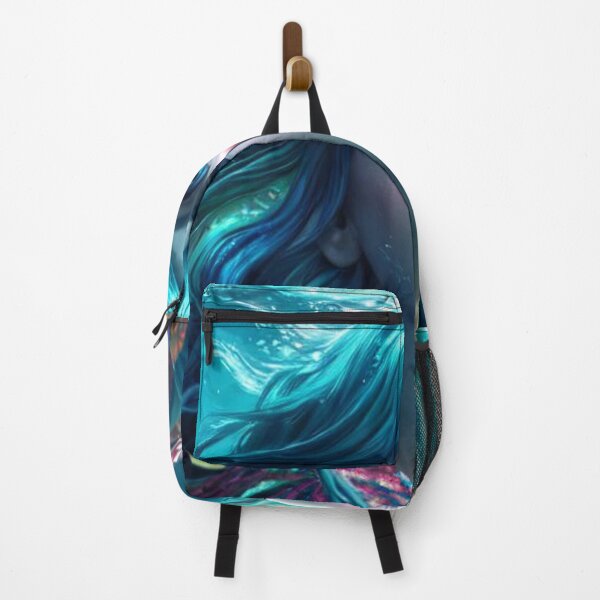 Item preview, Ethereal Mermaid Swimming Through Abstract Waters designed and sold by highplacidity.