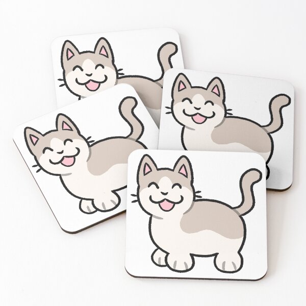 Item preview, Silly Fawn and White Bicolor Cat designed and sold by ZorriSparkles.