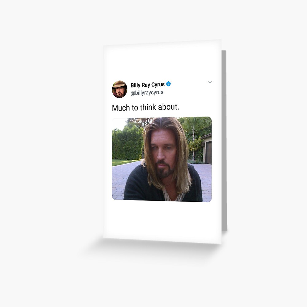 Billy Ray Cyrus Greeting Card for Sale by alexapotish