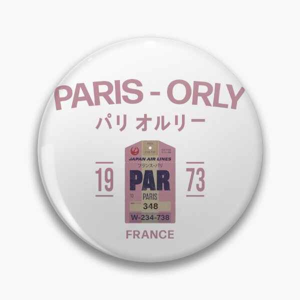 Item preview, Paris - Orly Japan airline tag designed and sold by LostTravelersLab.