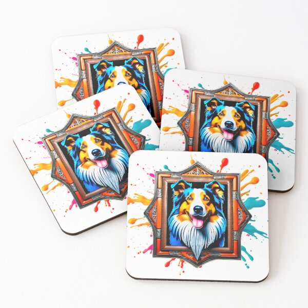 Item preview, Animals in frame. Collie dog. designed and sold by Drone-tees.