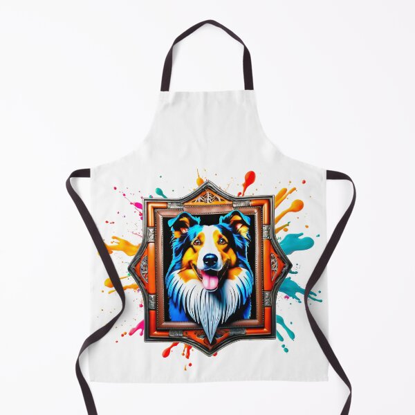 Item preview, Animals in frame. Collie dog. designed and sold by Drone-tees.
