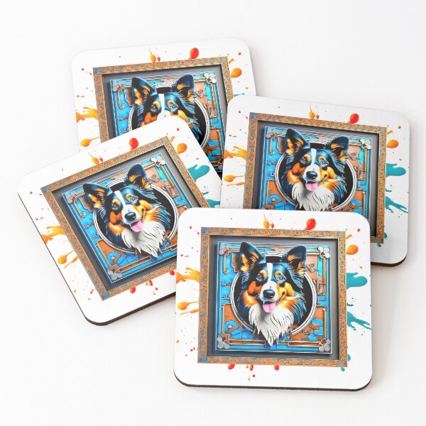 Item preview, Animals in frame. Collie dog. designed and sold by Drone-tees.