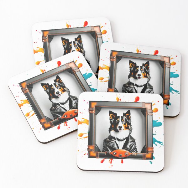 Item preview, Animals in frame. Collie dog. designed and sold by Drone-tees.