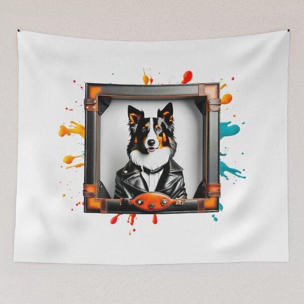 Item preview, Animals in frame. Collie dog. designed and sold by Drone-tees.