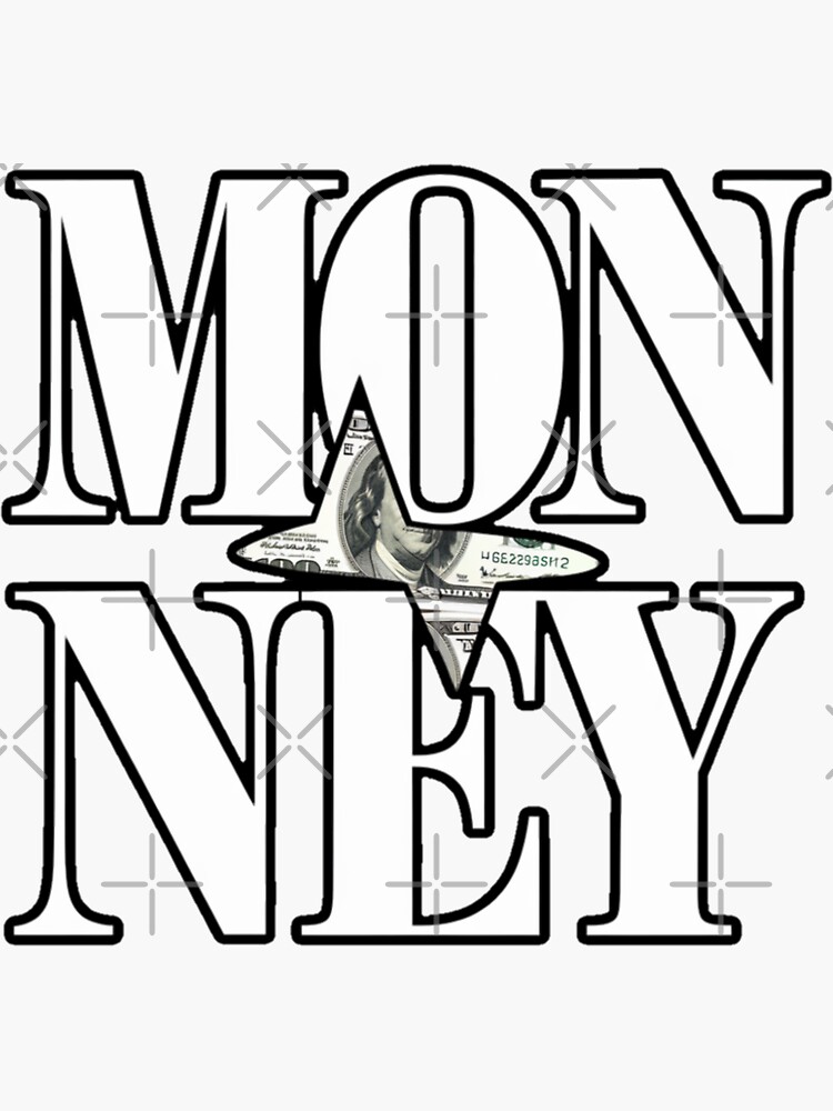 Thumbnail 3 of 3, Sticker, Money Talks: A Glimpse into Financial Power designed and sold by Coollzone.