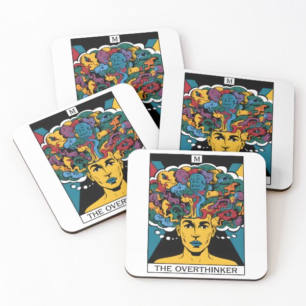 Item preview, "The Overthinker" Tarot Card | Surreal Pop Art & Chaotic Mind Aesthetic designed and sold by MillennialVibe.
