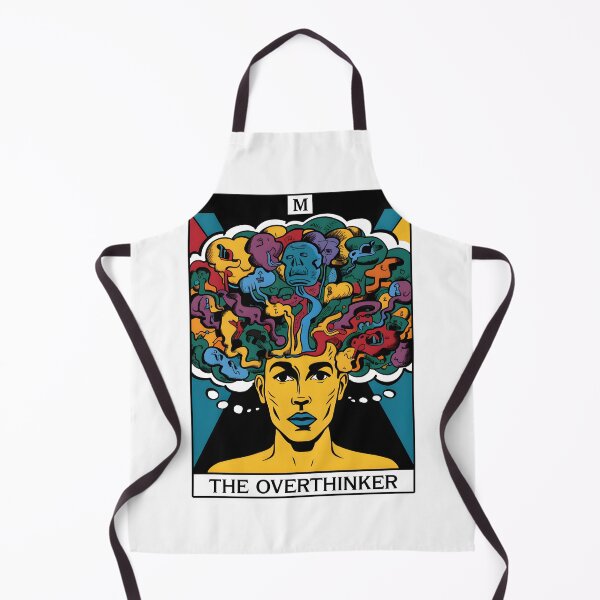 Item preview, "The Overthinker" Tarot Card | Surreal Pop Art & Chaotic Mind Aesthetic designed and sold by MillennialVibe.