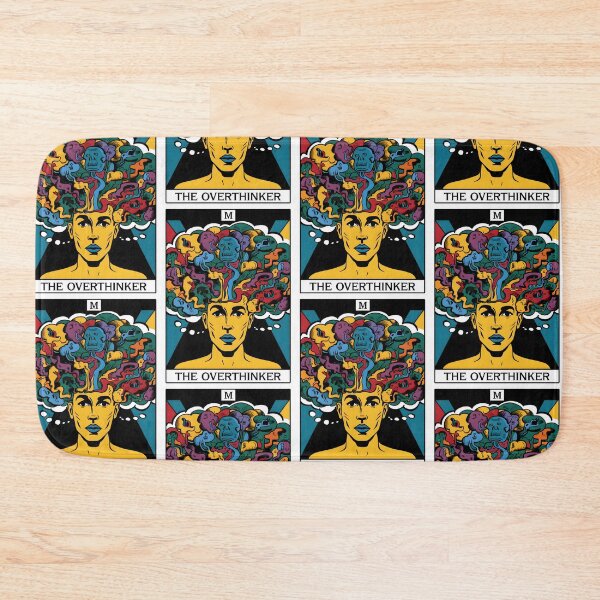 Item preview, "The Overthinker" Tarot Card | Surreal Pop Art & Chaotic Mind Aesthetic designed and sold by MillennialVibe.