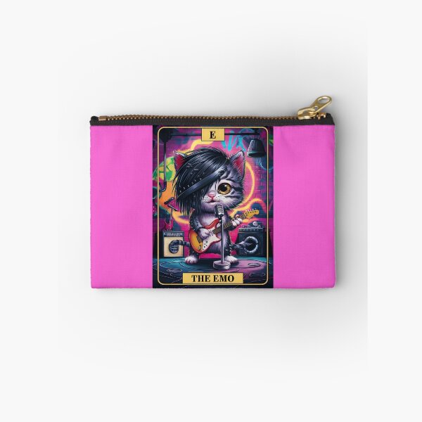 Item preview, "The Emo" Tarot Card | Sad & Moody Emo Cat Aesthetic designed and sold by MillennialVibe.