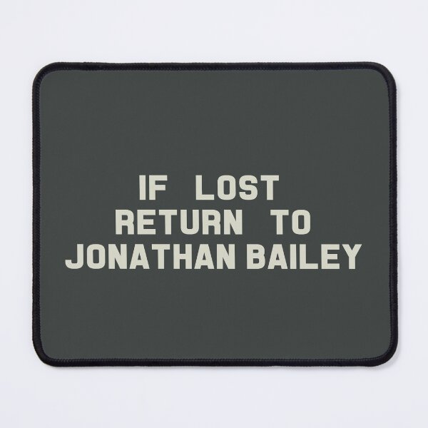 Item preview, If Lost Return to Jonathan Bailey Tee designed and sold by 2000sbabyangel.