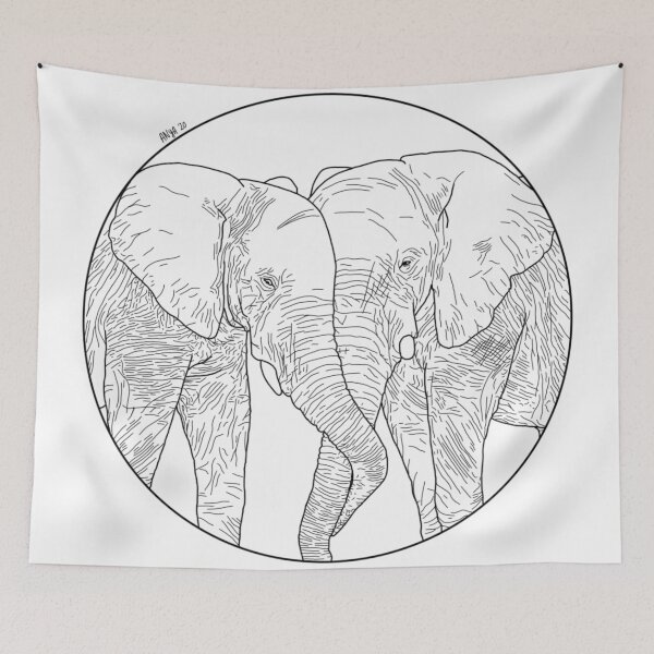 Item preview, Elephants designed and sold by Anya-art.
