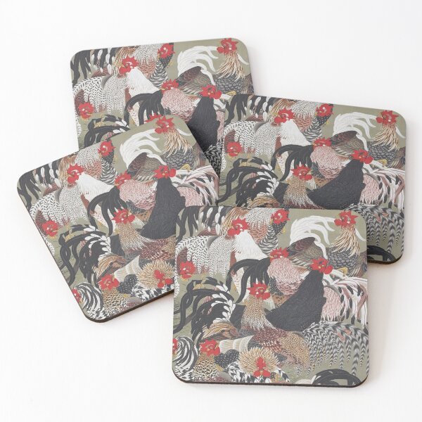 Item preview, Jakuchū Roosters「群鶏図」Sweatshirt by Itō Jakuchū designed and sold by LOVEandPIECE-JP.