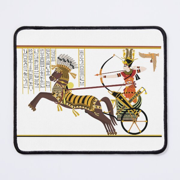 Item preview, This features a stylized depiction of Queen Nefertiti alongside an ankh, a powerful symbol of life in Ancient Egypt. designed and sold by AhaPrint.