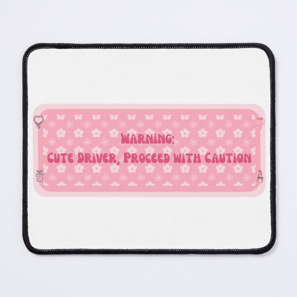 Item preview, Warning, cute driver, proceed with caution Bumper designed and sold by GirlyPop02.