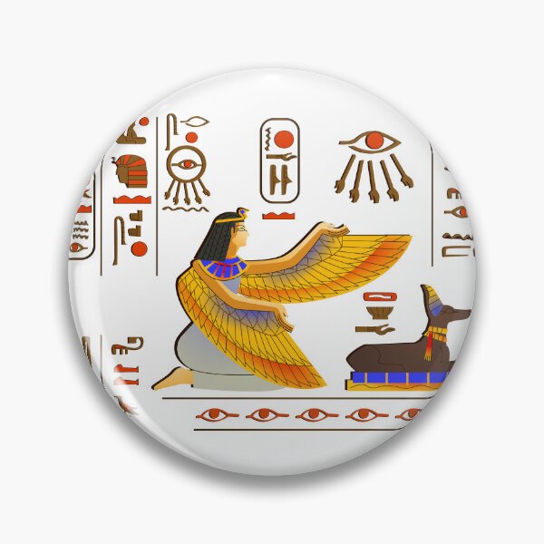 Artikelvorschau, Geflügelte Göttin und Anubis entworfen und verkauft von AhaPrint.