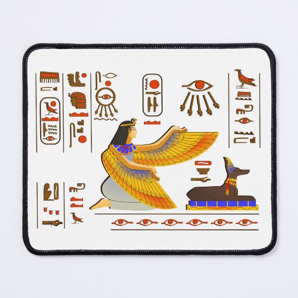 Item preview, Winged Goddess and Anubis designed and sold by AhaPrint.