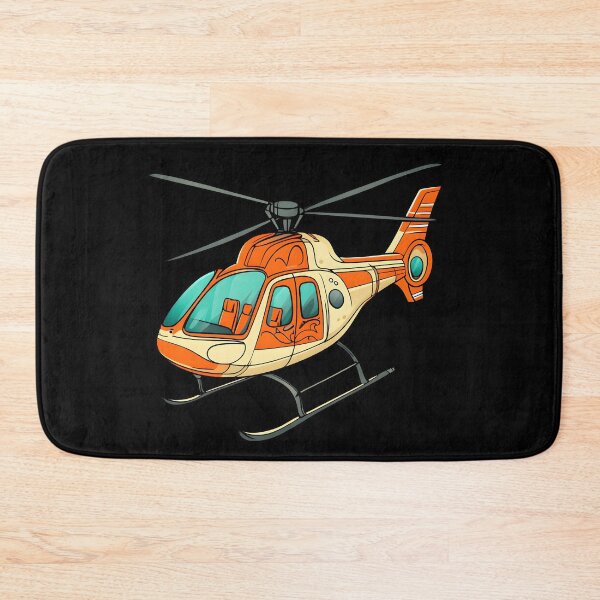 Item preview,  Vibrant Skies: The Orange Helicopter designed and sold by MYTHIC PEEL STICKERS.