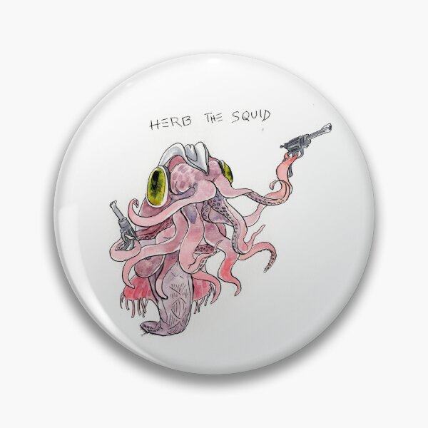 Item preview, Herb the Squid designed and sold by TerezaAndFranz.