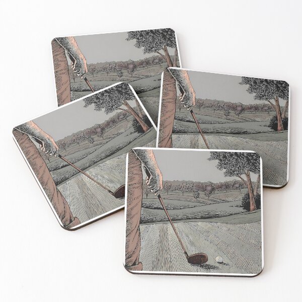 Item preview, Man Golf Art Sport Illustration Golfing Landscape designed and sold by ART ATTACK ZONE.