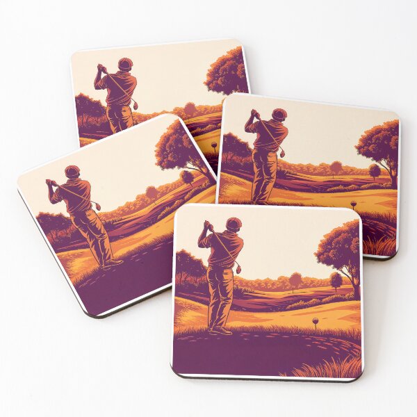 Item preview, Boy Golf Course Art Sport Illustration Golfing Landscape designed and sold by ART ATTACK ZONE.