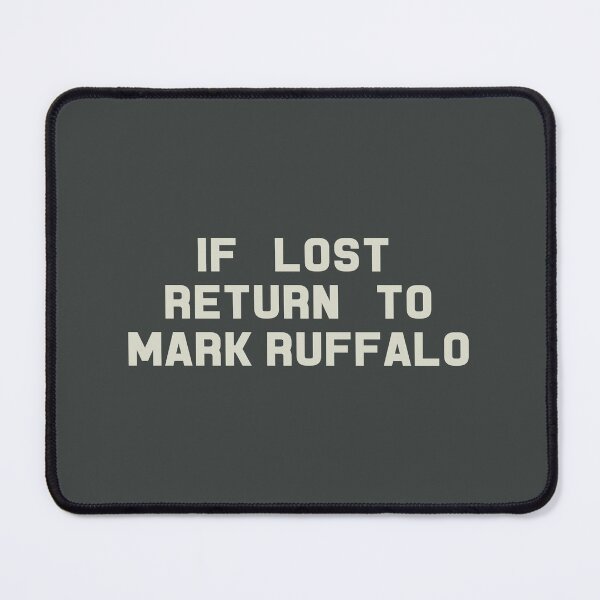Item preview, If Lost Return to Mark Ruffalo Tee designed and sold by deluluhaze.