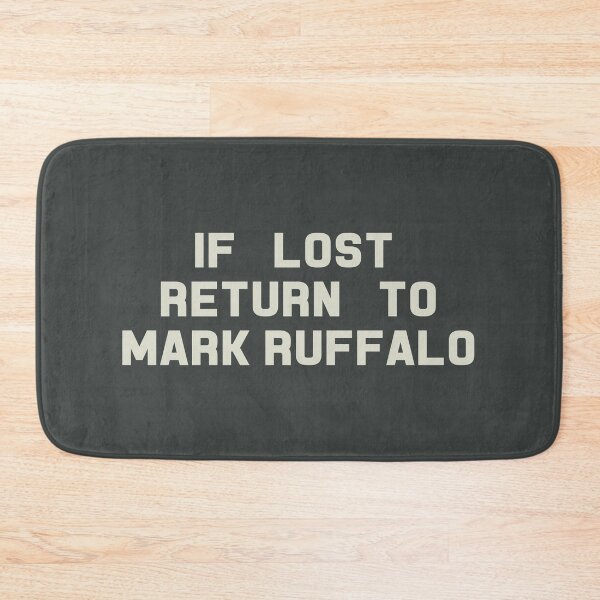 Item preview, If Lost Return to Mark Ruffalo Tee designed and sold by deluluhaze.