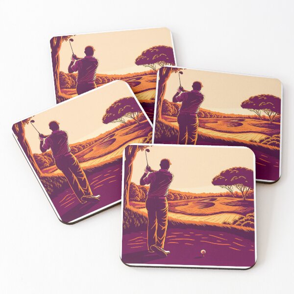 Item preview, Peter Golf Course Art Sport Illustration Golfing Landscape designed and sold by ART ATTACK ZONE.