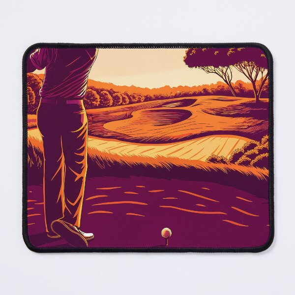 Item preview, Peter Golf Course Art Sport Illustration Golfing Landscape designed and sold by ART ATTACK ZONE.