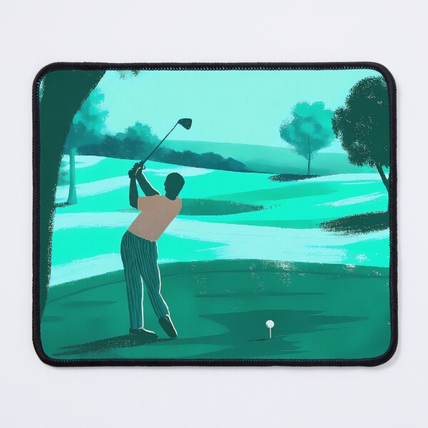 Item preview, Pedro Golf Course Art Sport Illustration Golfing Landscape designed and sold by ART ATTACK ZONE.