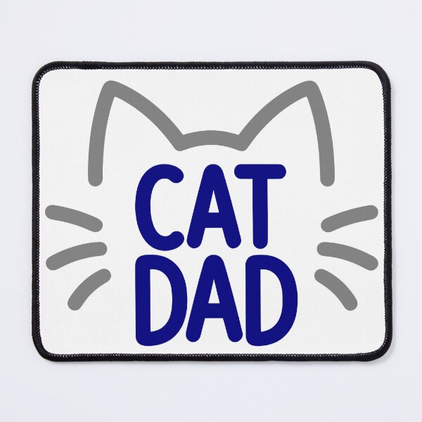 Item preview, Cat Dad Funny Typography with Whiskers designed and sold by theartfulaspie.