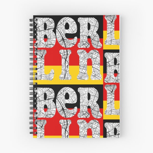 Item preview, Berlin City Map Typography - Germany Flag Urban Design designed and sold by Michael van der Hoorn.