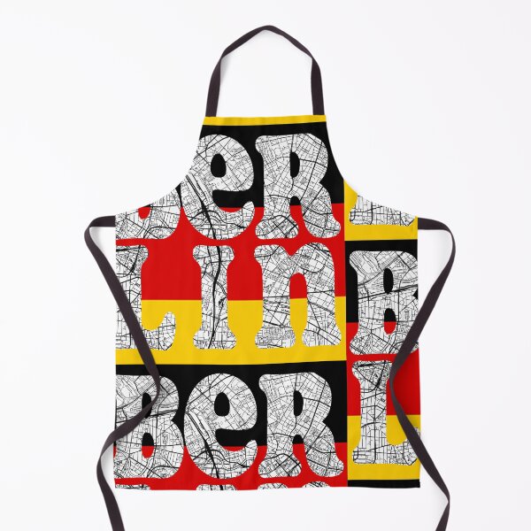 Item preview, Berlin City Map Typography - Germany Flag Urban Design designed and sold by Michael van der Hoorn.