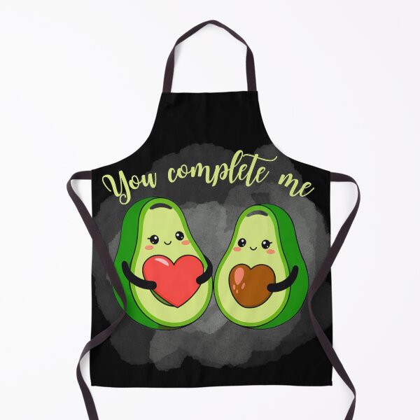 Item preview, You Complete Me Avocado Couple designed and sold by Klaudesign.