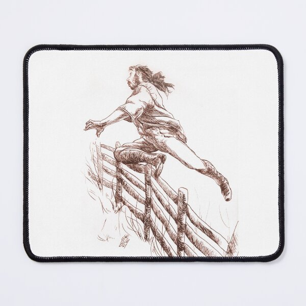 Item preview, Franz jumping a fence designed and sold by TerezaAndFranz.