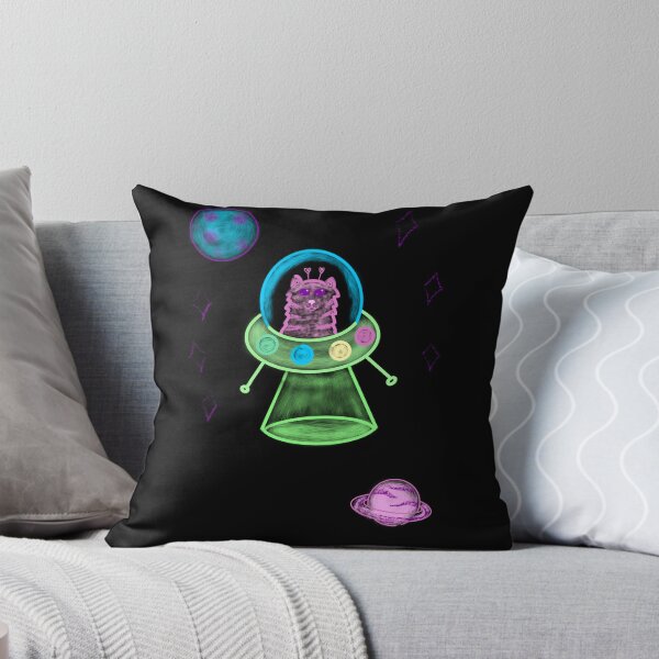 Item preview, Space cat designed and sold by WhimsyHeartArt.