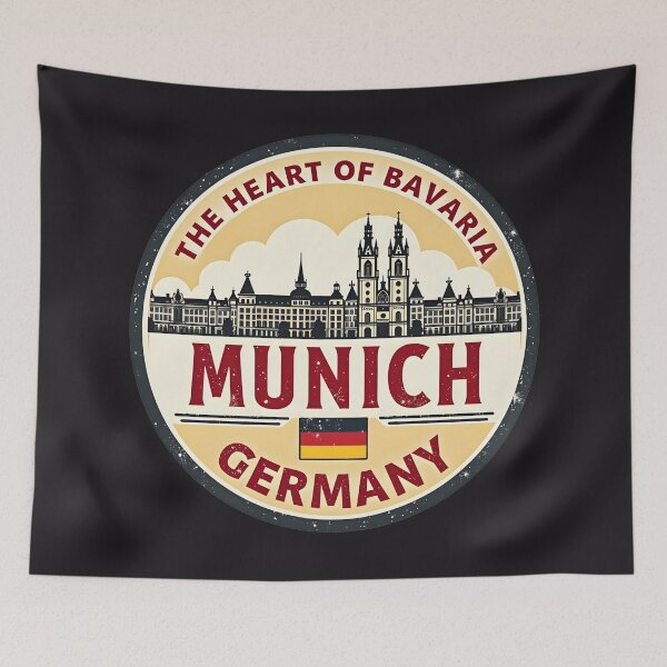 Item preview, A Vintage Emblem of Munich - Germany designed and sold by GoodOldVintage.