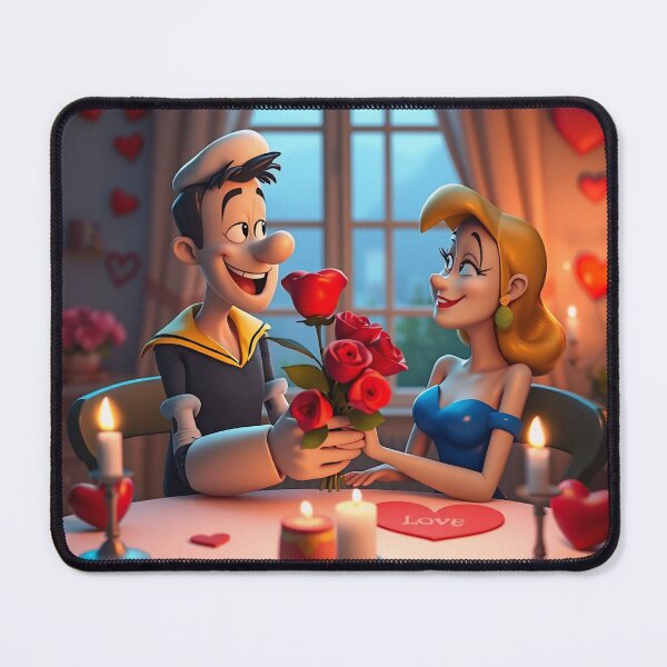 Item preview, Popeye on Valentine's Day designed and sold by casamomo.