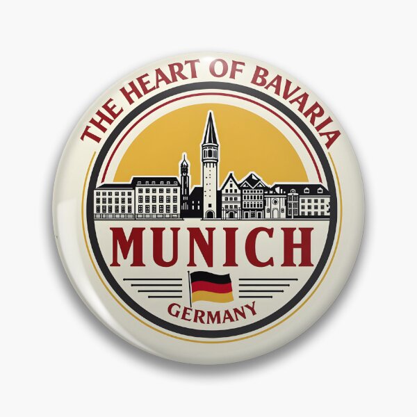 Item preview, A Vintage Emblem of Munich - Germany designed and sold by GoodOldVintage.