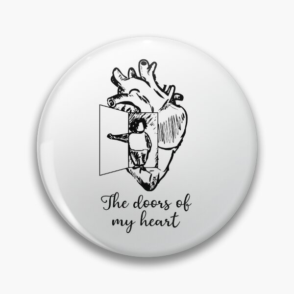 Item preview, The doors of my heart are open designed and sold by Borbulhastudio.