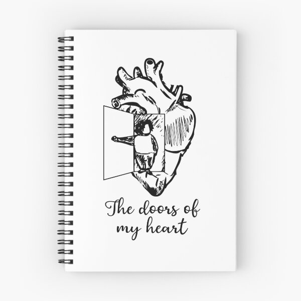 Item preview, The doors of my heart are open designed and sold by Borbulhastudio.