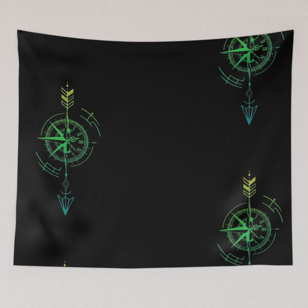 Item preview, Ethereal Compass Arrow – Futuristic Navigation Art designed and sold by Evo Desings.