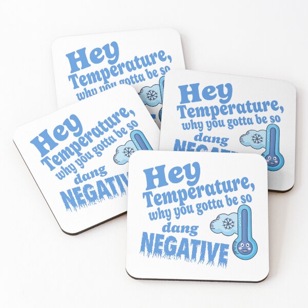Item preview, Negative Temperature Awareness Funny Design  designed and sold by ArtByMarkDesign.