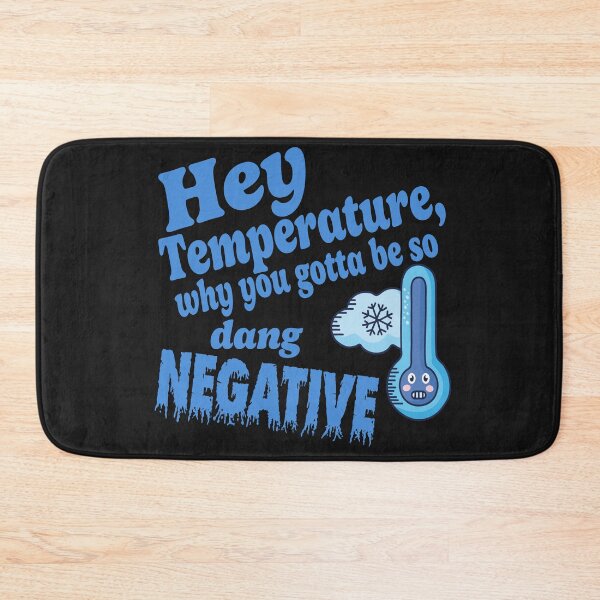 Item preview, Negative Temperature Awareness Funny Design  designed and sold by ArtByMarkDesign.