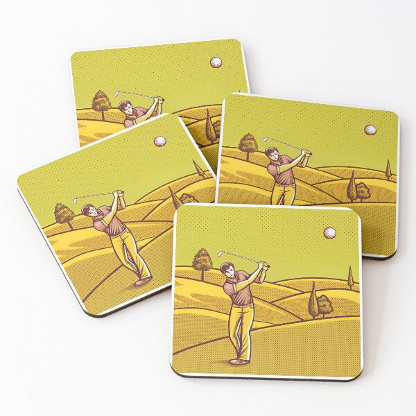 Item preview, Bob Golf Course Art Sport Illustration Golfing Landscape designed and sold by ART ATTACK ZONE.