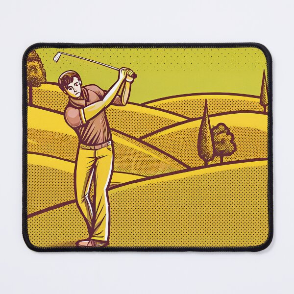 Item preview, Bob Golf Course Art Sport Illustration Golfing Landscape designed and sold by ART ATTACK ZONE.