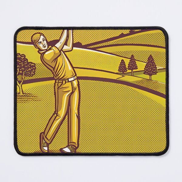 Artikelvorschau, Zitrone Golfplatz Kunst Sport Illustration Golf Landschaft entworfen und verkauft von ART ATTACK ZONE.
